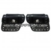 Juego De Alforjas Eco Cuero Chopper Custom